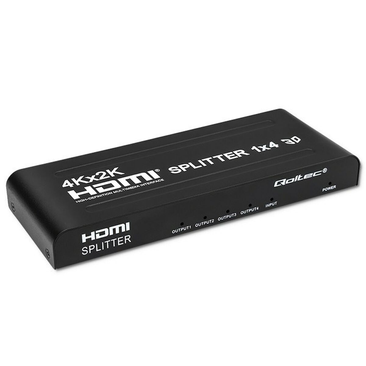 HDMI Lüliti Qoltec 51798 Must